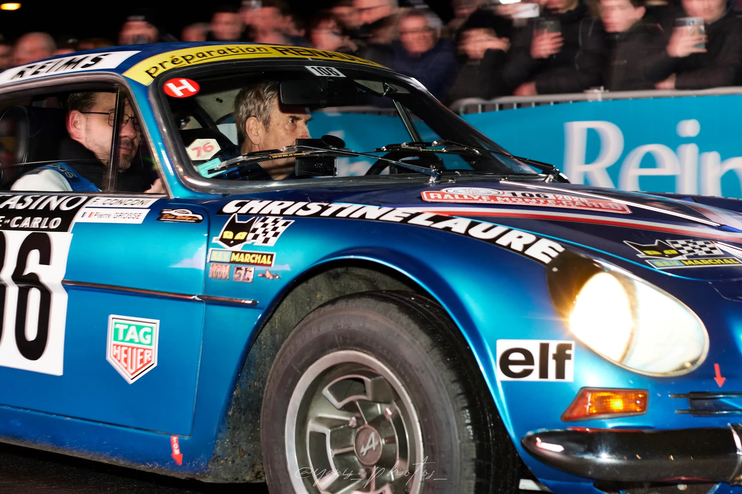Départ du Rallye Monte-Carlo 2025 a Reims